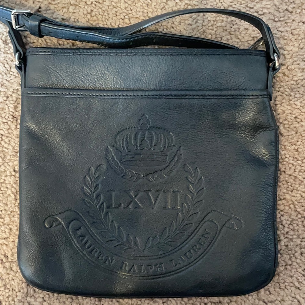 Genuine Leather Ralph Lauren Cross Body Bag